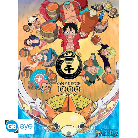 ABYSTYLE ONE PIECE - Poster: "1000 Logs Cheers" (52x38)