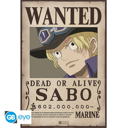 ABYSTYLE ONE PIECE - Poster: "Sabo Wanted" (52x35)