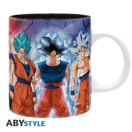 ABYSTYLE DRAGON BALL SUPER - Mug 320 ml: "Goku transformations"
