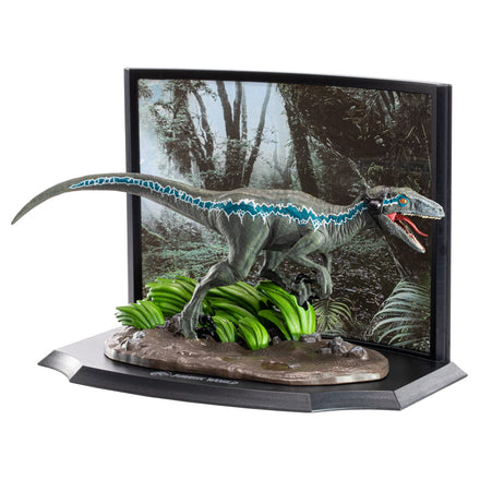 Jurassic World - Diorama de Velociraptor (Blue)