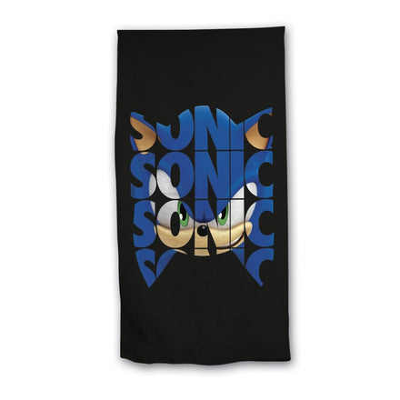 SONIC THE HEDGEHOG - Toalla de playa (70 x 140 cm)