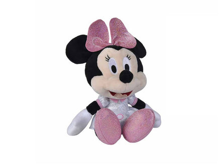 DISNEY 100TH PLATINUM COLLECTION - PELUCHE SPARKLY MINNIE 25 CM
