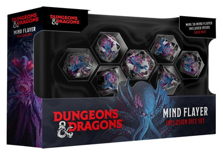 Dungeons & Dragons - Monsters Resin Inclusion Dice Set - Mind Flayer (7)