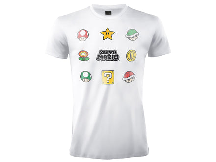 Super Mario T-Shirt: Icons M
