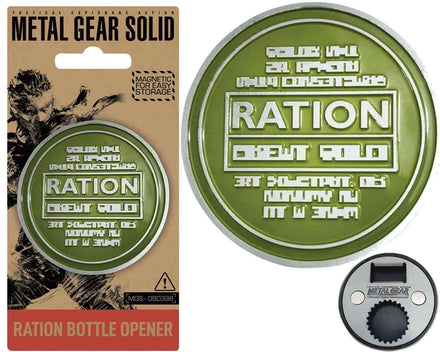 93128 - Abridor de botellas Metal Gear Solid Ración Solid 8 cm