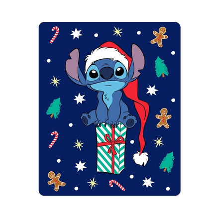 Coperta in Flanella Disney: Lilo & Stitch (Stitch Xmas) (130x160cm)