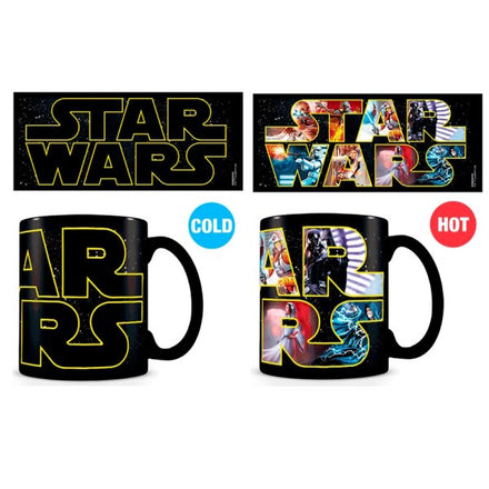 PYRAMID STAR WARS (LOGO CHARACTERS) HEAT CHANGE MUG