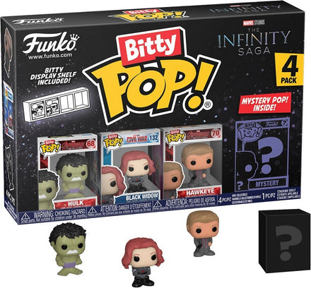 FUNKO POP Funko Bitty Pack de 4: Marvel - Hulk