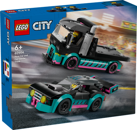 LEGO 60406 Coche de carreras y transportador