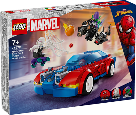 LEGO 76279 Coche de carreras de Spider-Man y Venom Goblin