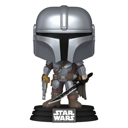 Funko Pop Star Wars: The Mandalorian - 663 The Mandalorian With Darksaber 9 Cm