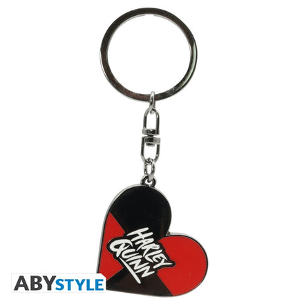 ABYSTYLE DC COMICS - Keychain: "Heart Harley Quinn"