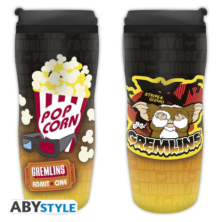 ABYSTYLE GREMLINS - Taza de viaje: "Gizmo Pop Corn"