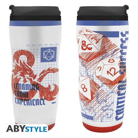 ABYSTYLE DUNGEONS & DRAGONS - Travel Mug: "Sketch Dice"