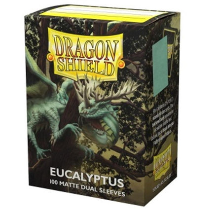Dragon Shield Dual Matte Sleeves - Eucalyptus 'lehel' (100 Sleeves)
