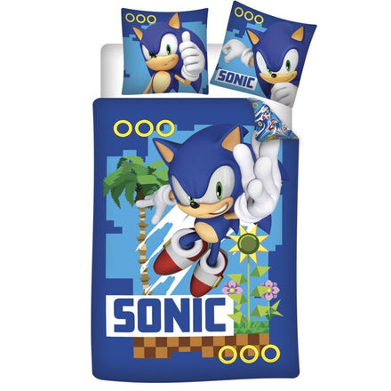 SONIC - Duvet Cover (140x200 cm) + Pillowcases (63x63): "Sonic"