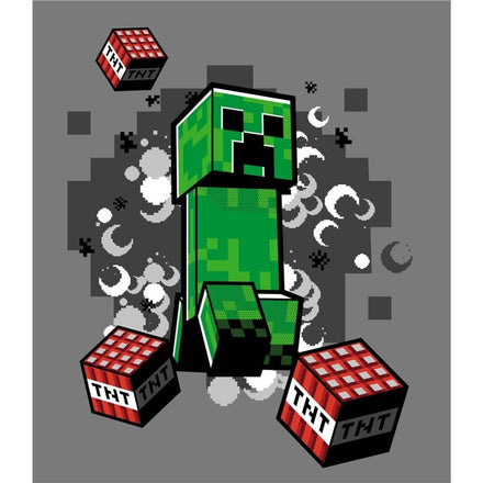 Minecraft Flannel Blanket: TNT (130x160cm)