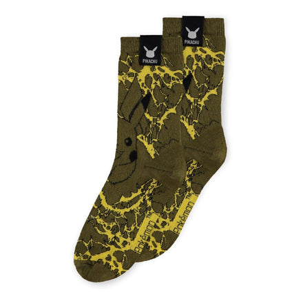 DIFUZED PokÃ©mon - Pikachu Men's Sport Socks (2Pack)  39-42