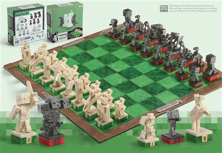 Minecraft - Heroes vs. Monsters Chess Set