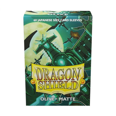 Dragon Shield Small Sleeves - Japanese Matte Olive (60 Sleeves)