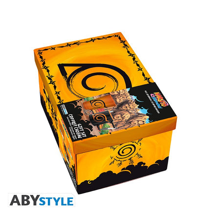 ABYSTYLE NARUTO SHIPPUDEN: Large Glass + 3D Keychain + 3D Mug