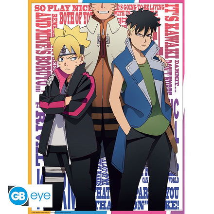 ABYSTYLE BORUTO - Poster 52x38 :" Boruto & Kawaki"