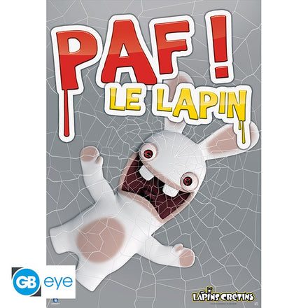 ABYSTYLE RAVING RABBIDS - Poster Maxi 98x68 : "Paf! The Rabbit"