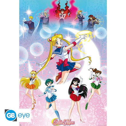 ABYSTYLE SAILOR MOON - Poster Maxi 91.5x61 : "Moonlight power"