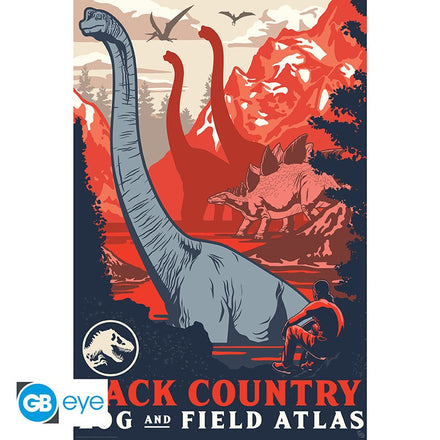 ABYSTYLE JURASSIC WORLD - Poster Maxi 91.5x61 :" Back Country"