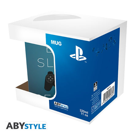 ABYSTYLE PLAYSTATION - 320 ml Mug : " Eat Sleep Repeat "