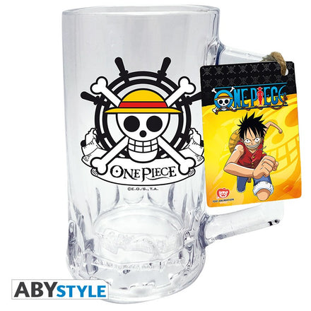 ABYSTYLE ONE PIECE - "Skull - Luffy" Beer Mug