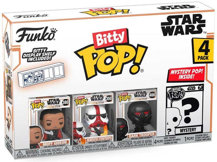 Funko Pop Bitty Pack de 4: Mandalorian - Figuras de Moff Gideon