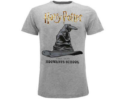 HARRY POTTER - T-shirt "Cappello parlante"  M grigia