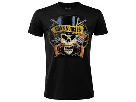 GUNS N' ROSES - Black skull T-shirt L