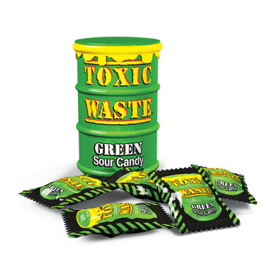 Toxic Waste Green Drum – Caramelle aspre alla frutta