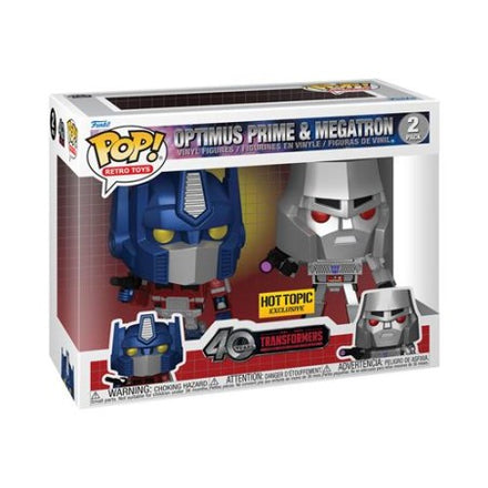 FUNKO POP  Retro Toys: Transformers - 2-Pack Optimus, MT (Metallic)