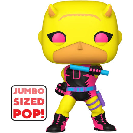 Funko Pop Marvel - Jumbo: Daredevil (yellow/red) (blacklight) 25cm