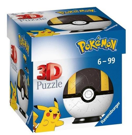 Ravensburger Pokeball Nera3d Puzzleball 54 Pezzi