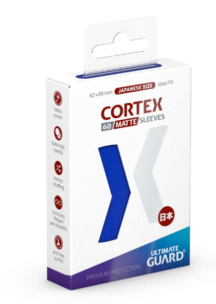 ULTIMATE GUARD Cortex Sleeves Japanese Size Matte Blue (60)