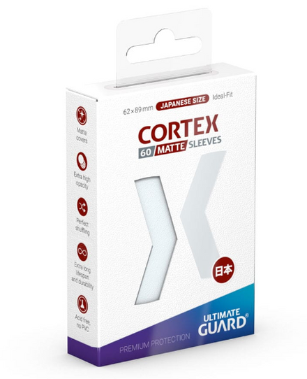 ULTIMATE GUARD Cortex Sleeves Japanese Size Matte Transparent (60)