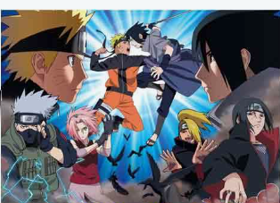 98315 - Anime Puzzle Collection - Cube500 Naruto: Confrontation - 500-Piece Jigsaw Puzzle