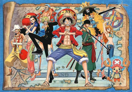 98298 - Anime Puzzle Collection - Cube500 One Piece: Map - Jigsaw Puzzle 500 Pcs