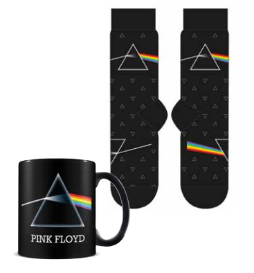 SET DE TAZA Y CALCETINES PINK FLOYD PYRAMID
