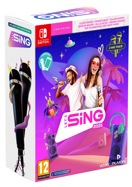 Let's Sing 2025 International Version [+ 2 Mics]