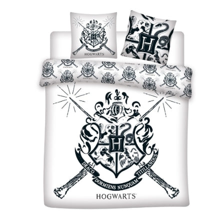 AyMax - HARRY POTTER - Copripiumino (240X220cm) + Federe (2X65X65cm) : "Hogwarts"