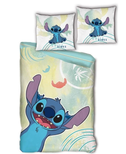 AyMax - DISNEY - LILO & STITCH - Duvet cover (140x200cm) : 'Organic Cotton'