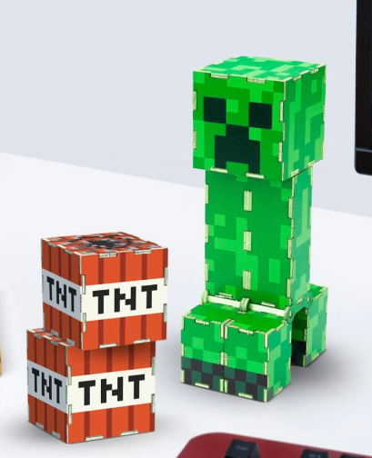 PALADONE Minecraft Creeper Construction Kit