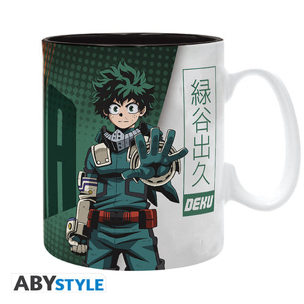 ABYSTYLE MY HERO ACADEMIA - Taza 460 ml: "Deku & Dynamight"