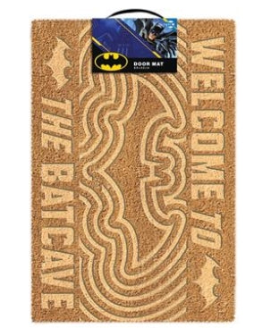PYRAMID BATMAN (WELCOME TO THE BATCAVE) EMBOSSED DOORMAT