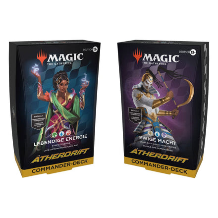 Magic: The Gathering - Aetherdrift Commander Decks Display (4 Mazzi) - Ger
